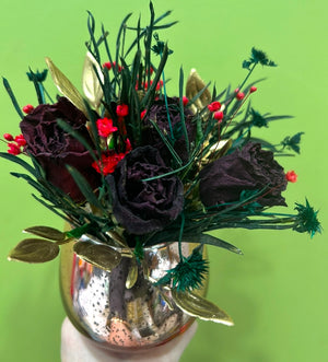 Mini Christmas / dried posy