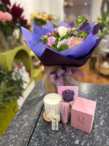 Wild Plum Bouquet +Gifts