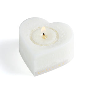 Heart shape Candle / Pinot Blanc