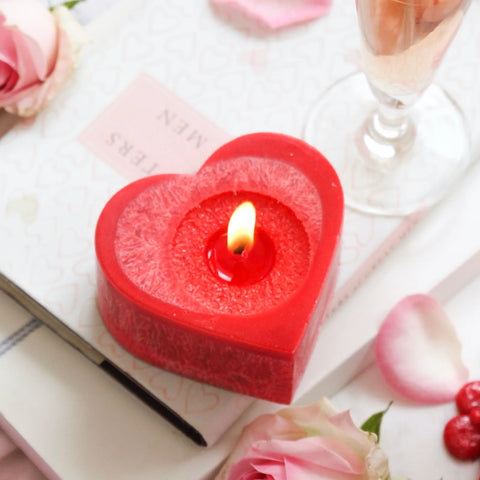 Heart Shape Candle/ Pohutakawa