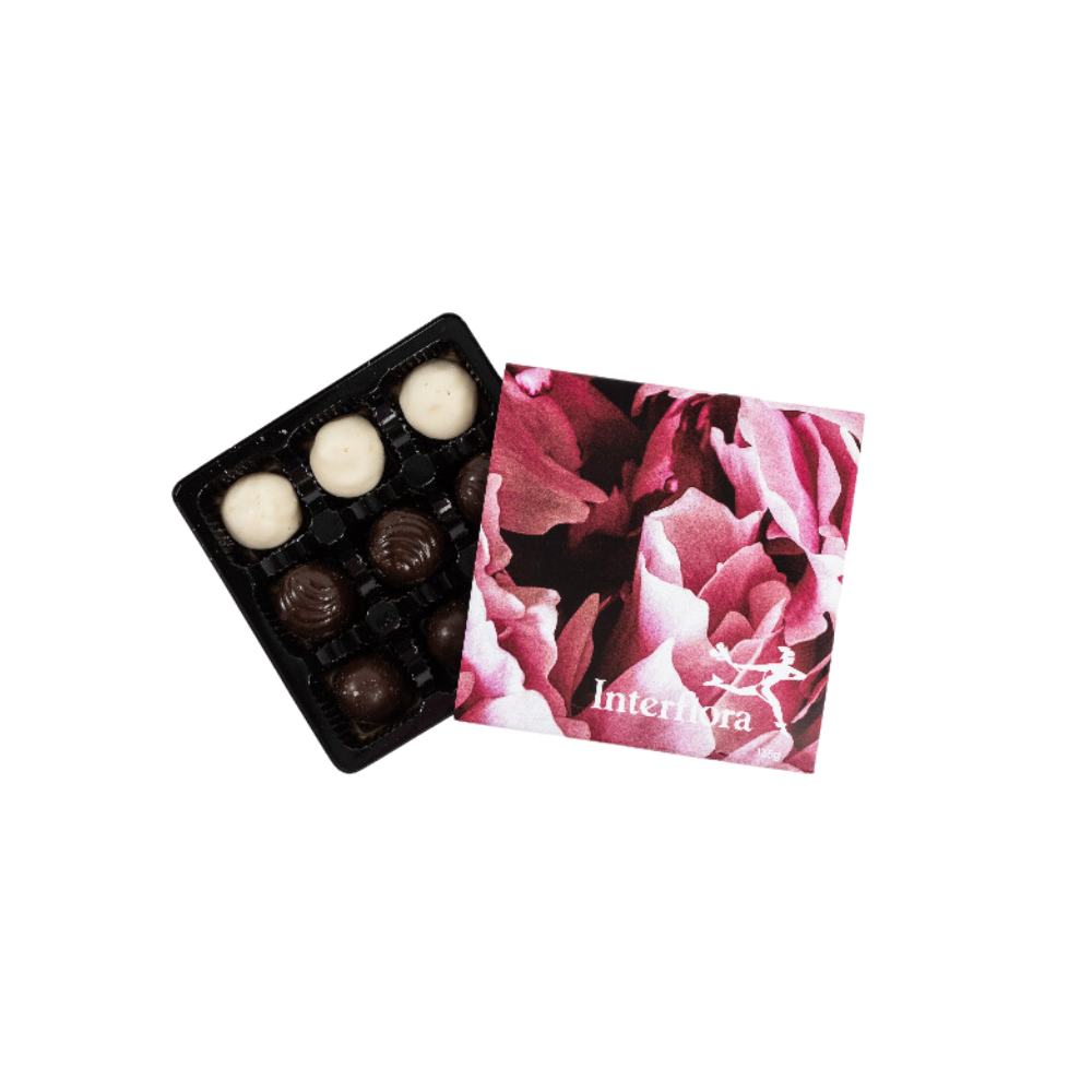Pink Gin + assorted chocolates